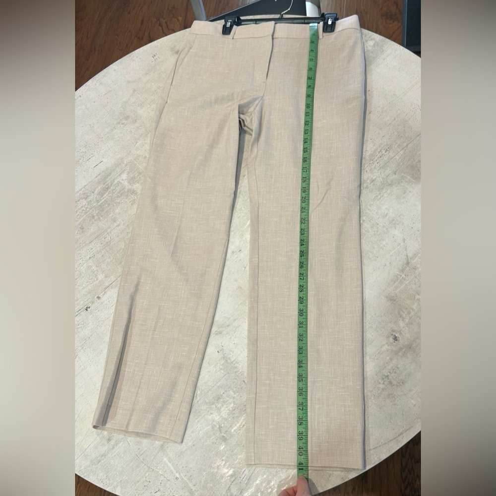 Ann Taylor Cream Textured Blazer Suit with Pant - Picture 11 of 13